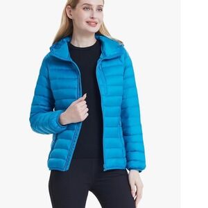 Wantdo Women's Packable Down Jacket Lightweight Puffer Jacket Size XXL Gorpcore‎